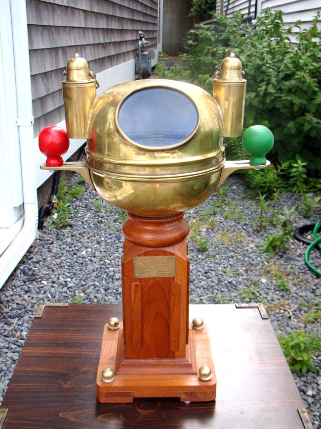 A quarter size Ship's Binnacle made by Sestrel, Henry Browne & Sons, Barking, Essex, England